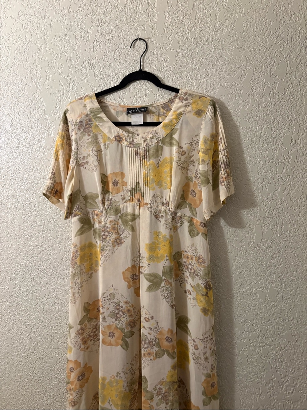 Carole Little 90s Sheer Maxi Dress, 10 P